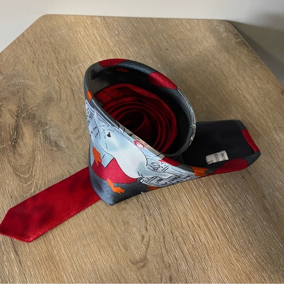 MENS NECK TIE Pumpkin Halloween Spooky Design - Picture 9 of 10